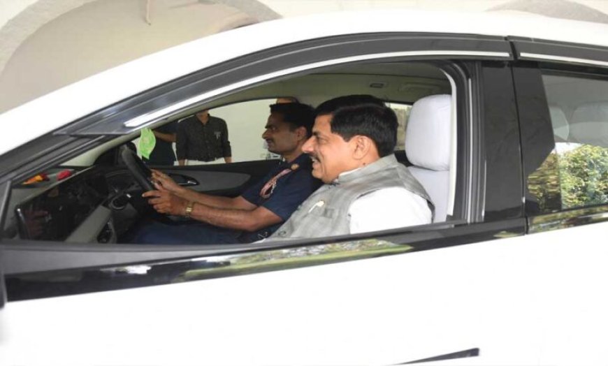 इलेक्ट्रिक कार में सफर करेंगे CM मोहन यादव, गाड़ी नंबर में छिपा खास संदेश बना चर्चा का विषय