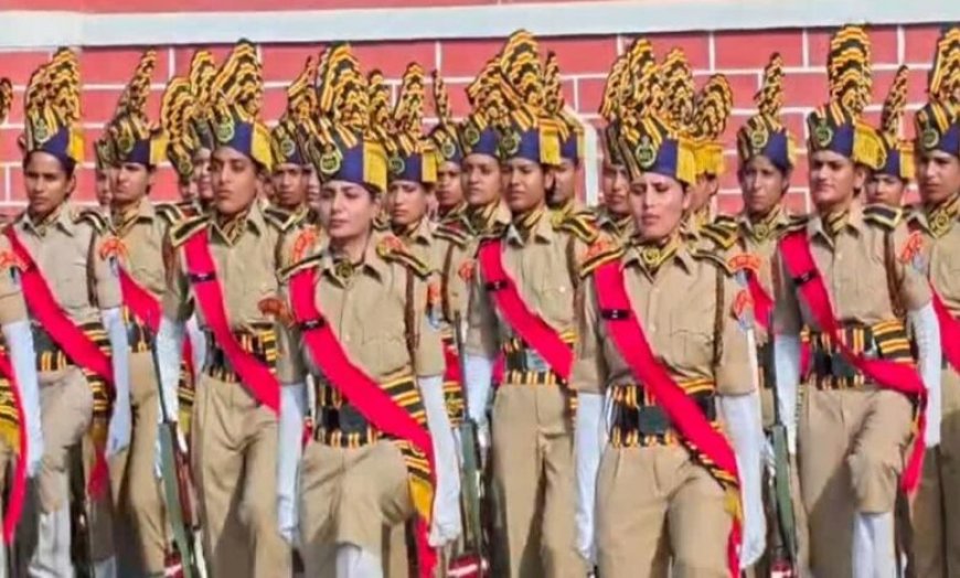 दीक्षांत परेड में महिला आरक्षकों का दमदार प्रदर्शन, DGP कैलाश मकवाना ने दी बड़ी खुशखबरी