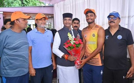 एमपीसीए इमर्जिंग टीम में विश्वास सारंग क्रिकेट अकादमी के अनिमेष सिंह का चयन