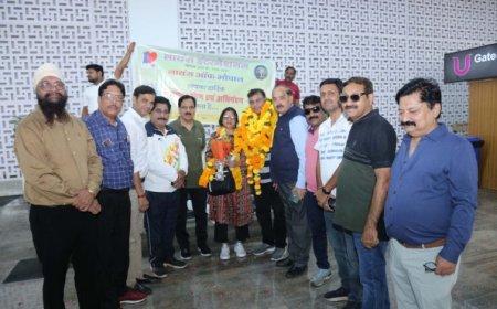 हांगकांग में शपथ के बाद भोपाल लौटे डिस्ट्रिक्ट गवर्नर महेश मालवीय