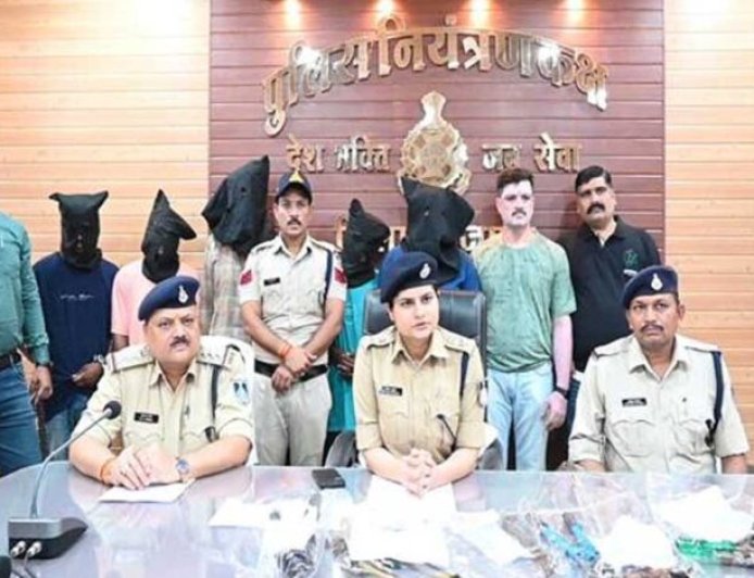 शाजापुर पुलिस ने डकैती की तैयारी विफल की